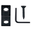 Hampton 3/4 in. H x 3/4 in. W x 3/4 in. D Black Steel Inside L Corner Brace (Pack of 25)