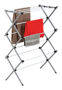 Honey-Can-Do 42.1 in. H X 29 in. W X 14.2 in. D Steel Accordian Collapsible Clothes Drying Rack