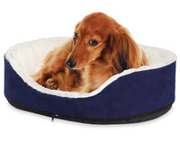 Dog Bed, Removable Cover, 25 x 18-In.