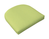 Casual Cushion  Gray/Lime  Polyester  Seating Cushion  2.5 in. H x 18 in. W x 18 in. L