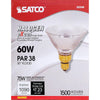 Satco 60 W PAR38 Floodlight Halogen Bulb 1,090 lm Warm White 1 pk