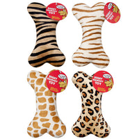 Dog Toy, Bone Shape Squeaker, Assorted, 8-In. (Pack of 44)