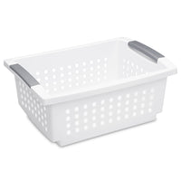 Sterilite 14.75 in. L X 10.75 in. W X 6.25 in. H White Storage Basket