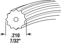 Prime-Line  0.21 in. Dia. x 250 in. L Screen Spline