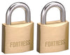 Master Lock Fortress 5.6 in.   H X 1-1/2 in.   W Aluminum 4-Pin Cylinder Padlock 2 pk Keyed Alike