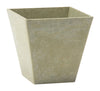 Novelty Artstone 11.5 in. H X 11.75 in. W X 11.75 in. D Resin/Stone Powder Ella Planter Mint