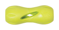 West Paw  Zogoflex  Green  Qwizl  Synthetic Rubber  Dog Treat Toy/Dispenser  Small