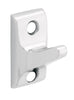 Liberty Hardware Centura 2.2 in.   H X 1.2 in.   L Polished Chrome Robe Hook