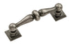 Hickory Hardware Somerset Contemporary Bar Cabinet Pull 3 in. Black Nickel Vibed 1 pk (Pack of 10)