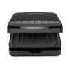 George Foreman Black Aluminum Nonstick Surface Grill and Panini Press 24 sq in