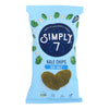 Simply 7 Kale Chips - Sea Salt - Case of 12 - 3.5 oz.