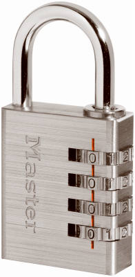 1-9/16 In. Aluminum Luggage Combination Lock