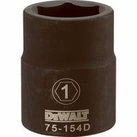 SAE Impact Socket, 6-Point, 3/4-In. Drive, 1-in.