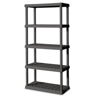 Sterilite 75.25 in. H X 36 in. W X 18 in. D Plastic Shelving Unit