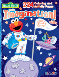 Bendon Publishing International 07208 Sesame Street Activity Book With Stickers, Foil & Embossing                                                     