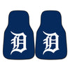 MLB - Detroit Tigers Carpet Car Mat Set - 2 Pieces