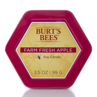 Blyth Home Scents International 116358 Burt's Bees® Farm Fresh Apple Candle Tin (Pack of 6)