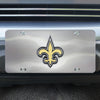 NFL - New Orleans Saints 3D Stainless Steel License Plate