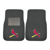 MLB - St. Louis Cardinals Embroidered Car Mat Set - 2 Pieces