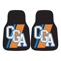 U.S. Coast Guard Academy Black Carpet Car Mat Set - 2 Pieces