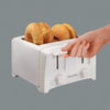 Proctor Silex  Plastic  White  4 Slice  Toaster  7.38 in. H x 11.13 in. W x 10.5 in. D