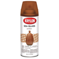 Krylon Sea Glass Semi-Translucent Amber Spray  Paint 12 oz (Pack of 6)