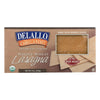 Delallo - Organic Whole Wheat Lasagna Pasta - Case of 12 - 9 oz.