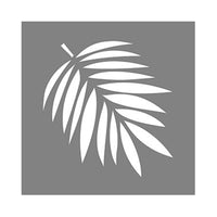 Americana Decor Tropical Leaf Stencil, 6 x 6-In. (Pack of 3)