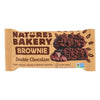 Nature's Bakery Chocolate Double Chocolate Brownie 2 oz. Pouch (Pack of 12)