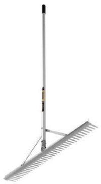 Razor-Back  66 in. L x 36 in. W Aluminum  Rake  Aluminum