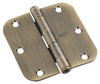 National Hardware 3-1/2 in. L Antique Brass Door Hinge 3 pk