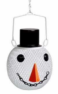 Mini Solar Snowman Bird Feeder