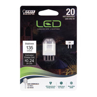 FEIT Electric  G4  G4  LED Bulb  Warm White  20 Watt Equivalence 1 pk (Pack of 6)