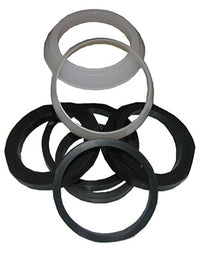 Slip Joint Washers, Asst'd Plastic & Rubber, 5-Pk. (Pack of 6)