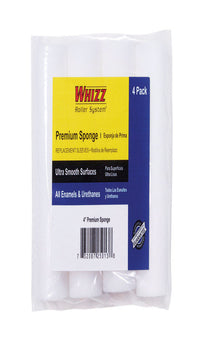 Whizz Sponge 4 in. W X 1/2 in. Mini Paint Roller Cover 4 pk