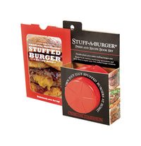 Charcoal Companion Plastic Red Burger Press Set 3 pc