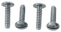 Custom Accessories Silver Steel License Plate Fasteners