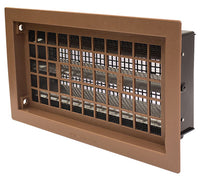 Automatic Foundation Vent, Brown, 50-In.