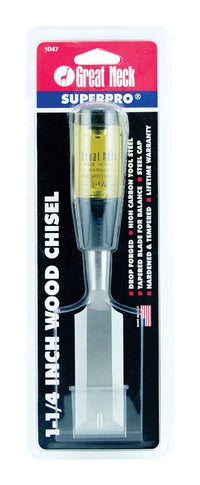 Great Neck Professional Quality 1-1/4 in. W Wood Chisel 1 pk