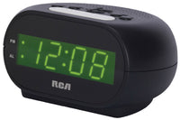 Streamlined Alarm Clock, Green LED