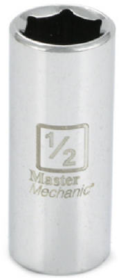 3/8-Inch Drive 1/2-Inch 6-Point Deep Well Socket