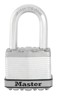 Master Lock Magnum 2 in. W X 1-1/2 in. L Stainless Steel Ball Bearing Locking Padlock