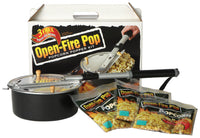 Wabash Valley Farms  Open-Fire Pop  Black  Fire Popcorn Popper  12 in. H x 15.5 in. W x 5.25 in. L 4 count