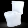 TOTO® Aquia IV® 1G® Arc Two-Piece Elongated Dual Flush 1.0 and 0.8 GPF Universal Height Toilet with CEFIONTECT®, WASHLET®+ Ready, Cotton White - MS448124CUMFG#01