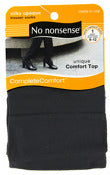 No Nonsense 2N45TV Shoe Size 9-12 Black Silky Opaque Trouser Socks