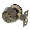 Ultra Hardware Antique Brass Chrome Deadbolt