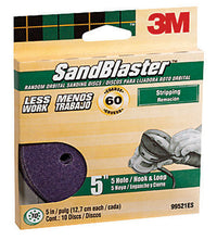 3M  5 in. Ceramic Blend  Hook and Loop  Sanding Disc  60 Grit Coarse  10 pk