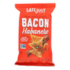 Late July Snacks Classic Tortilla Chips - Bacon Habanero - Case of 12 - 5.5 oz.