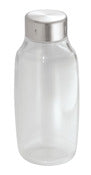 Interdesign 81530 55 Oz Large Clear Onza Food Storage Bottle With Stainless Steel Lid