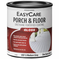 Porch & Floor Coating, Medium Gray, Interior/Exterior, 1-Qt. (Pack of 4)